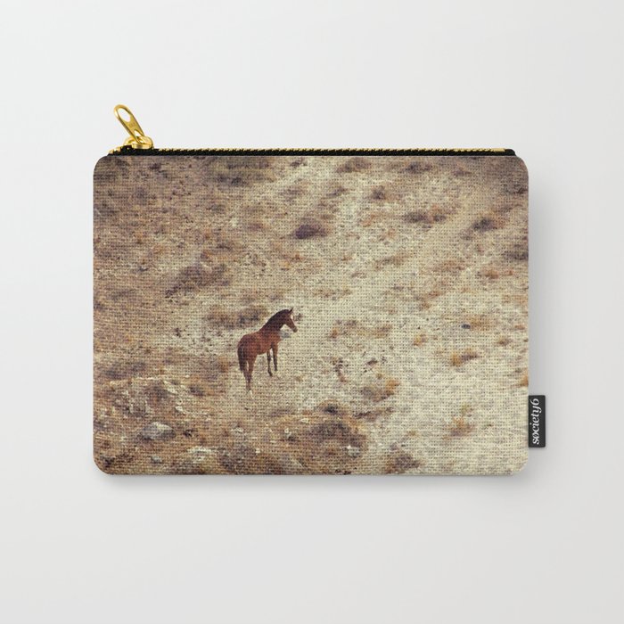 Horse in Santorini Carry-All Pouch