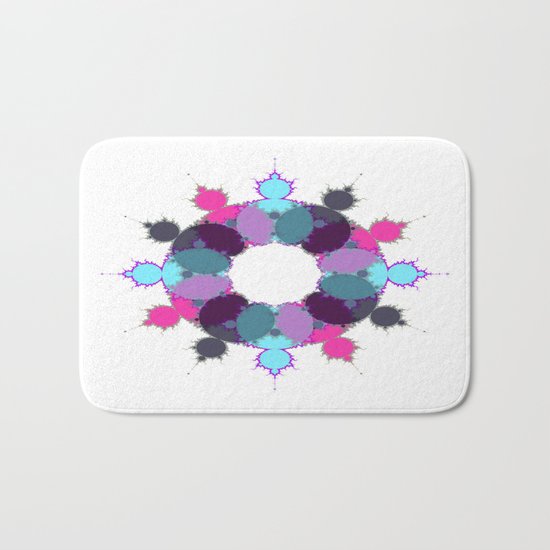 Mandelbrot set Bath Mat