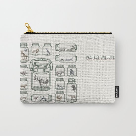 Protect Wildlife - Endangered Species Preservation Carry-All Pouch