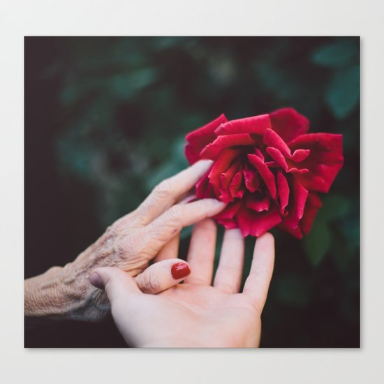 Mignonne allons voir si la rose Canvas Print