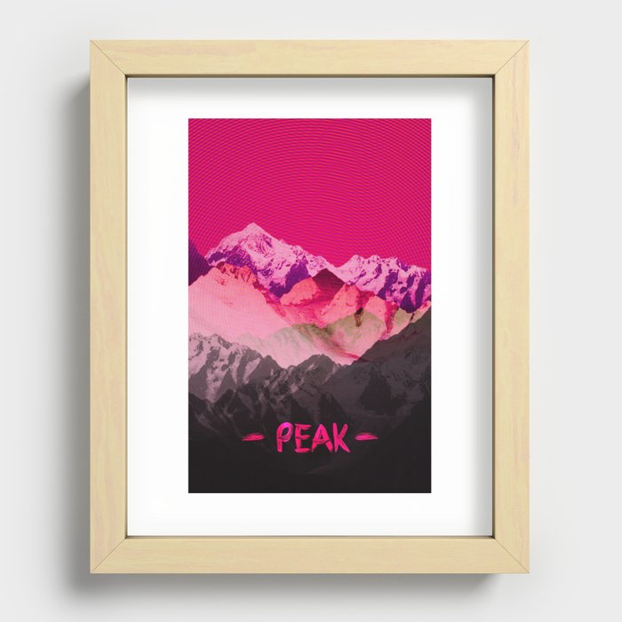 PEAK Recessed Framed Print