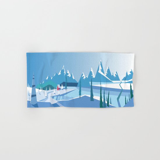 In The Ice Cold North No. 2 Hand & Bath Towel