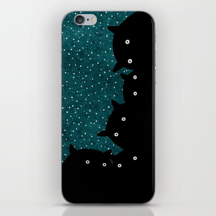 Squirrels by night #1 iPhone Skin