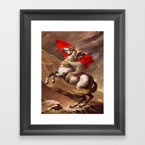 Bradypus Magnus Framed Art Print