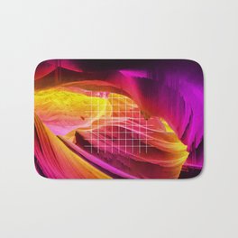 Residue of a Nameless Rage Bath Mat | Mixed Media, Digital, Graphic Design, Abstract 