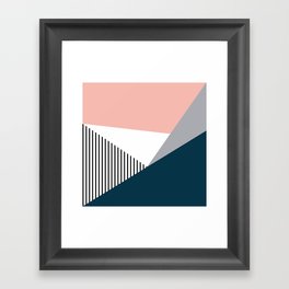 Colorful geometry 2 Framed Art Print