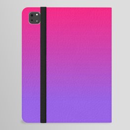 FUCHSIA & VIOLET OMBRE COLOR iPad Folio Case