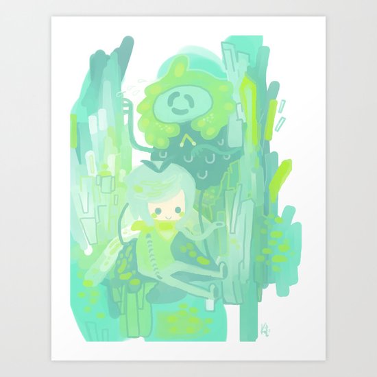 Toned Art Print