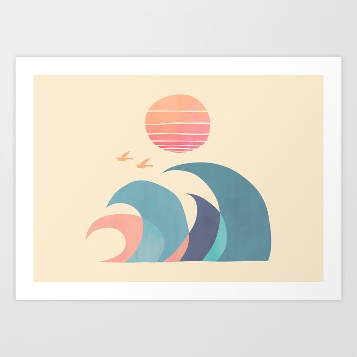 Ocean call Art Print