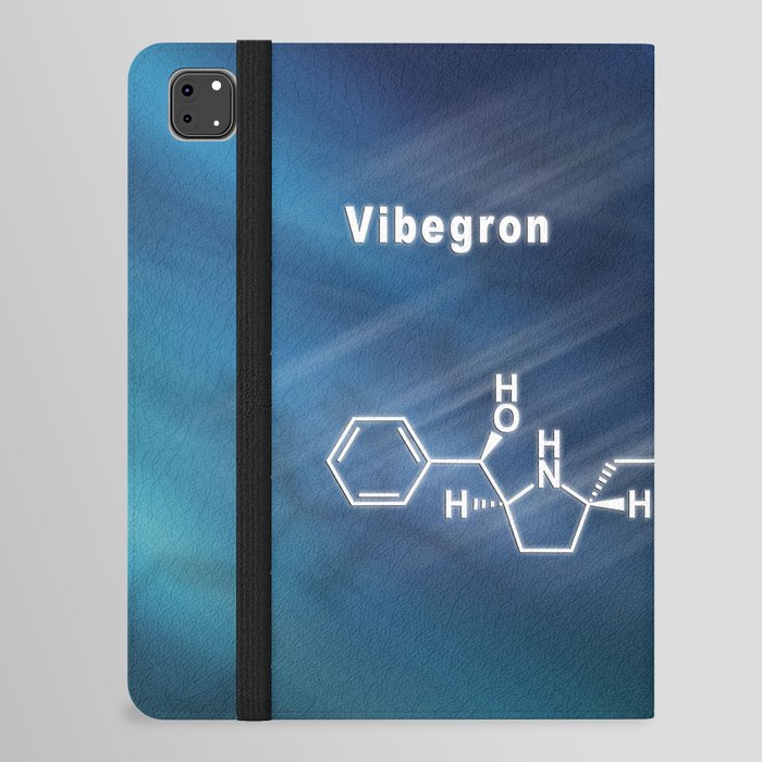 Vibegron drug, Structural chemical formula iPad Folio Case