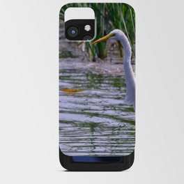 Great Egret (Ardea alba) iPhone Card Case