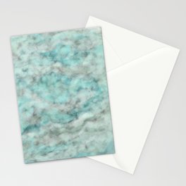 Marble clouds Stationery Cards