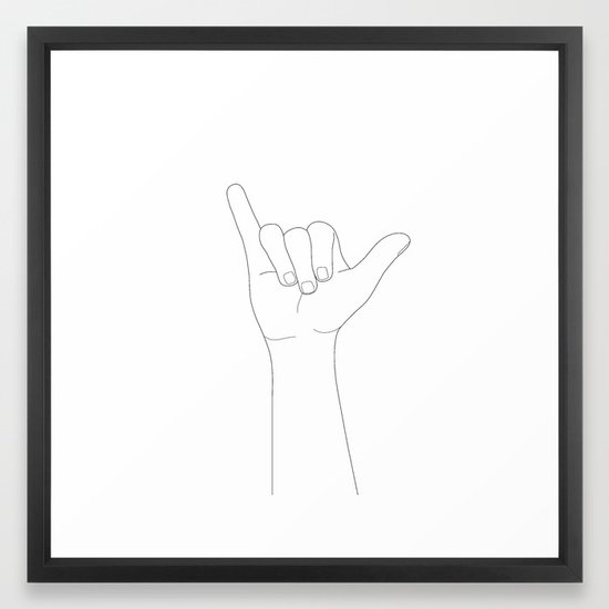 gesture line art