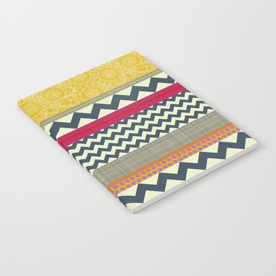 New York Beauty stripe Notebook