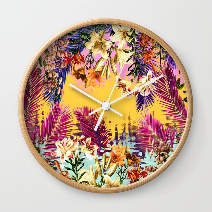 Tropical Time Wall Clock