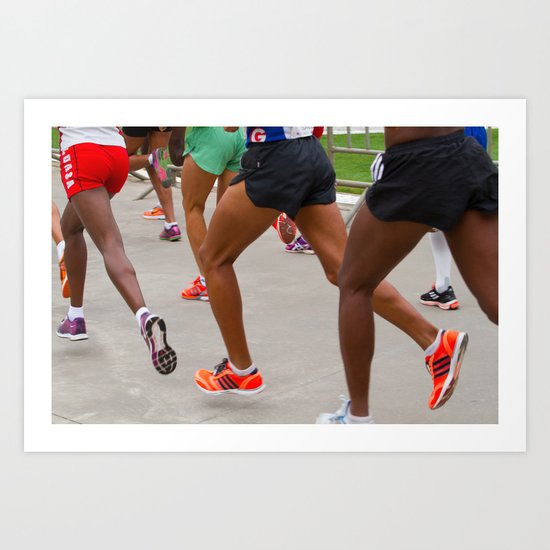 Runners Art Print