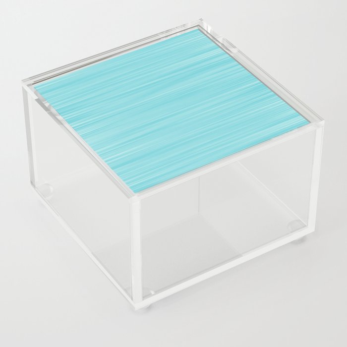 Colored Pencil Abstract Sky Blue Acrylic Box