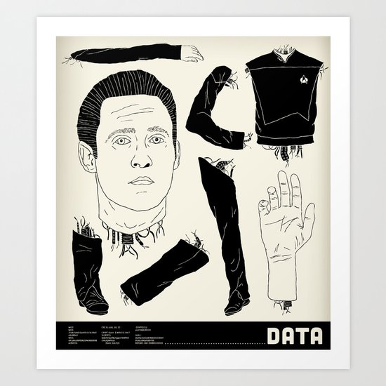Decommissioned: Data Art Print