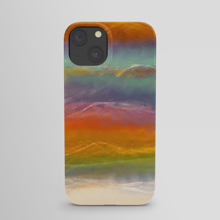 Beautiful Mountains Abstract Landscape 16 iPhone Case