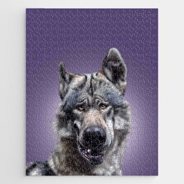 Smiling Wolf Selfie Jigsaw Puzzle