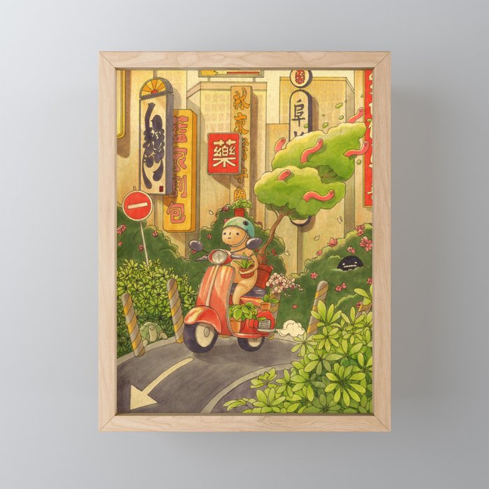 Taiwan Framed Mini Art Print