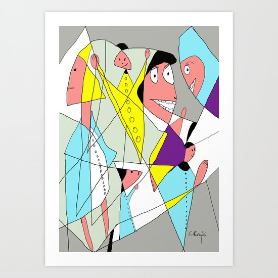 The nurse Art Print