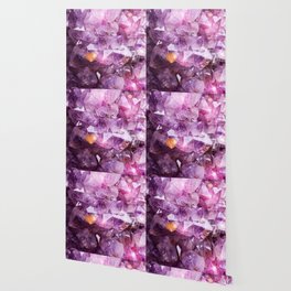 Purple Amethyst Crystal Wallpaper