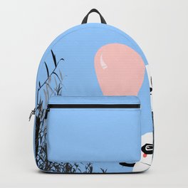 Cute Panda and Bird Backpack