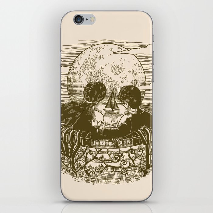 Love and Death At the Beach iPhone Skin