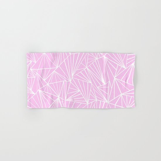 Ab Fan Pink Hand & Bath Towel