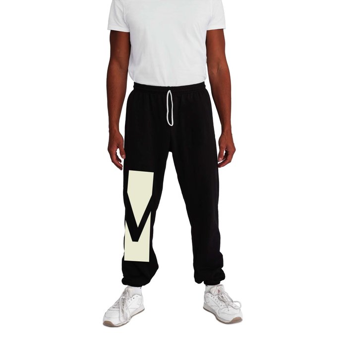 M MONOGRAM (WHITE & BEIGE) Sweatpants