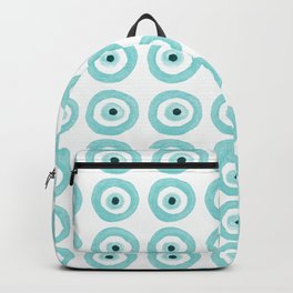Baby Blue Evil Eye Backpack