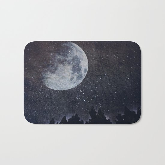 Starry moon Bath Mat