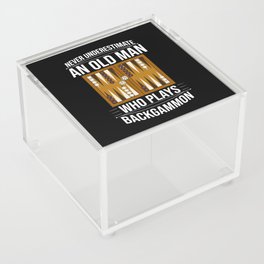 Backgammon Board Game Player Rules Acrylic Box