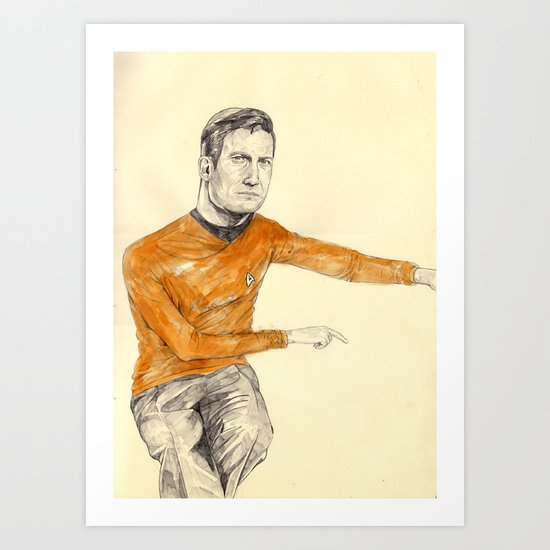 Kirk Art Print