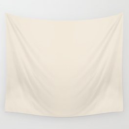 Off White Cream Ivory Solid Color Pairs PPG Parchment Paper PPG1095-1 - All One Single Shade Colour Wall Tapestry