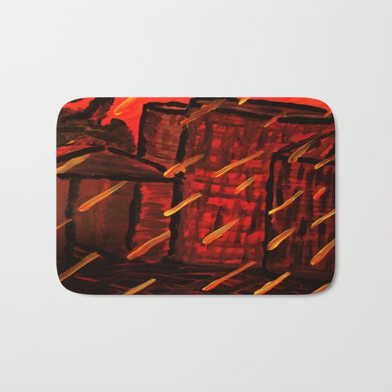 Fire Sky Bath Mat