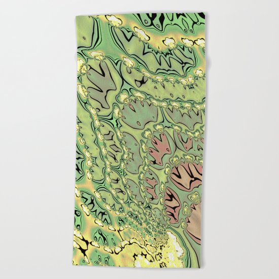 jewelry chain II Beach Towel