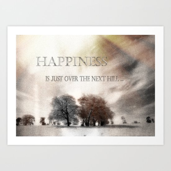 Happiness Art Print