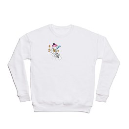 Hand With Flowers Crewneck Sweatshirt