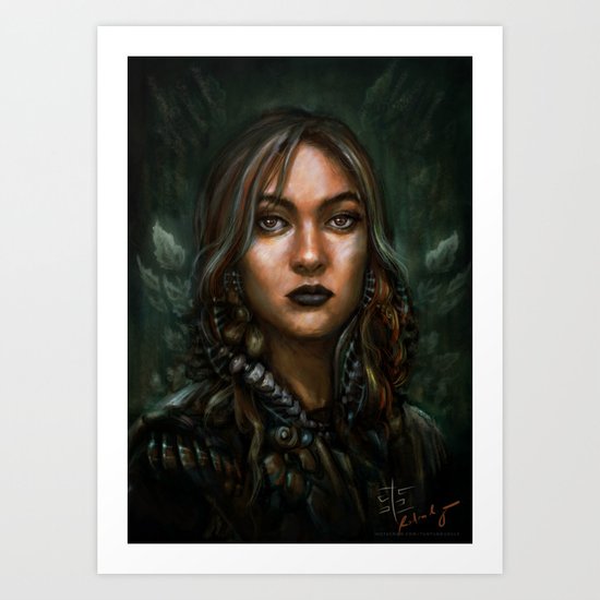 Viktoria Art Print