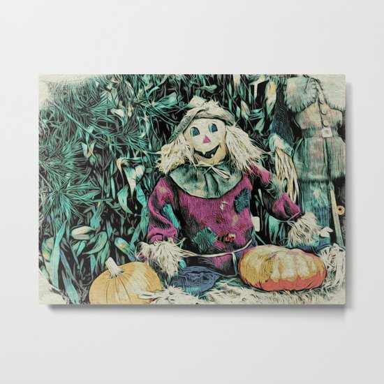Scarecrow Metal Print