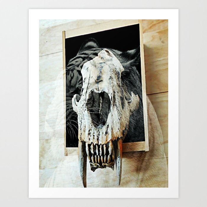 past and present Art Print by Jorgenson Art Syndicate | Society6