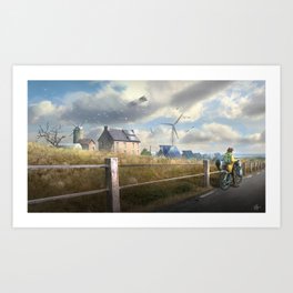 The Farm at the end of the World Art Print