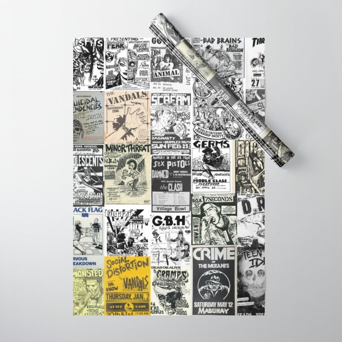 punk rock show dreams Wrapping Paper