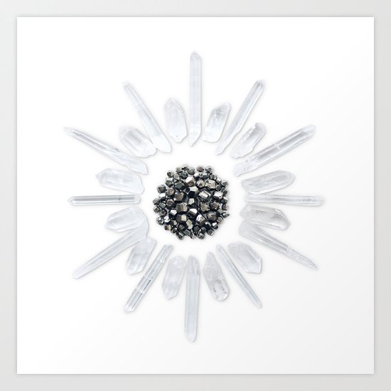 photo Crystal Grid Artwork prosperity crystal grid art print by crystalcriminals