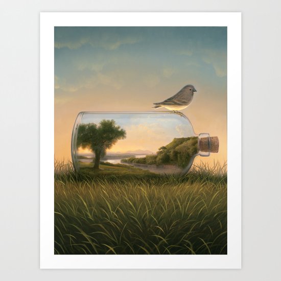 "Scaling" by Tim O'Brien for Nautilus Art Print