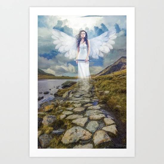 Angels Protection Art Print