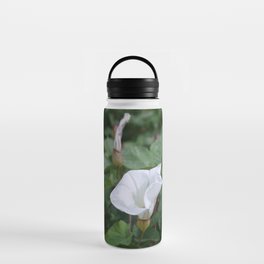 White Flower Water Bottle