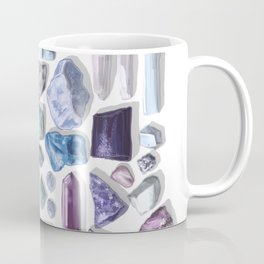 I Like Crystals Coffee Mug | Gift, Gemstones, Sparkle, Spiritual, Love, Drawing, Psychic, Rocks, Rainbow, Quartz 